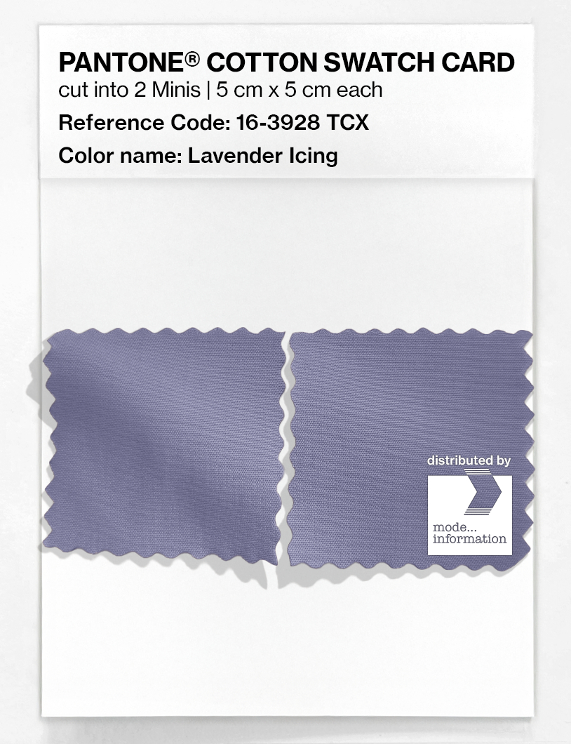 Artikelbild 4 des Artikels “PANTONE® COTTON SWATCH CARD 16-3928 TCX Lavender Icing “