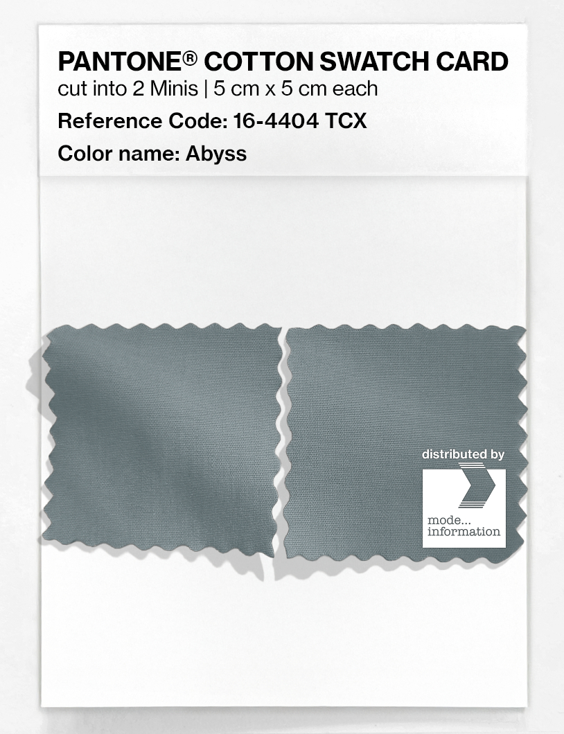Artikelbild 4 des Artikels “PANTONE® COTTON SWATCH CARD 16-4404 TCX Abyss “