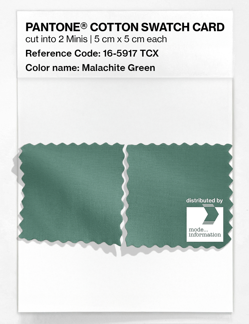 Artikelbild 4 des Artikels “PANTONE® COTTON SWATCH CARD 16-5917 TCX Malachite Green “