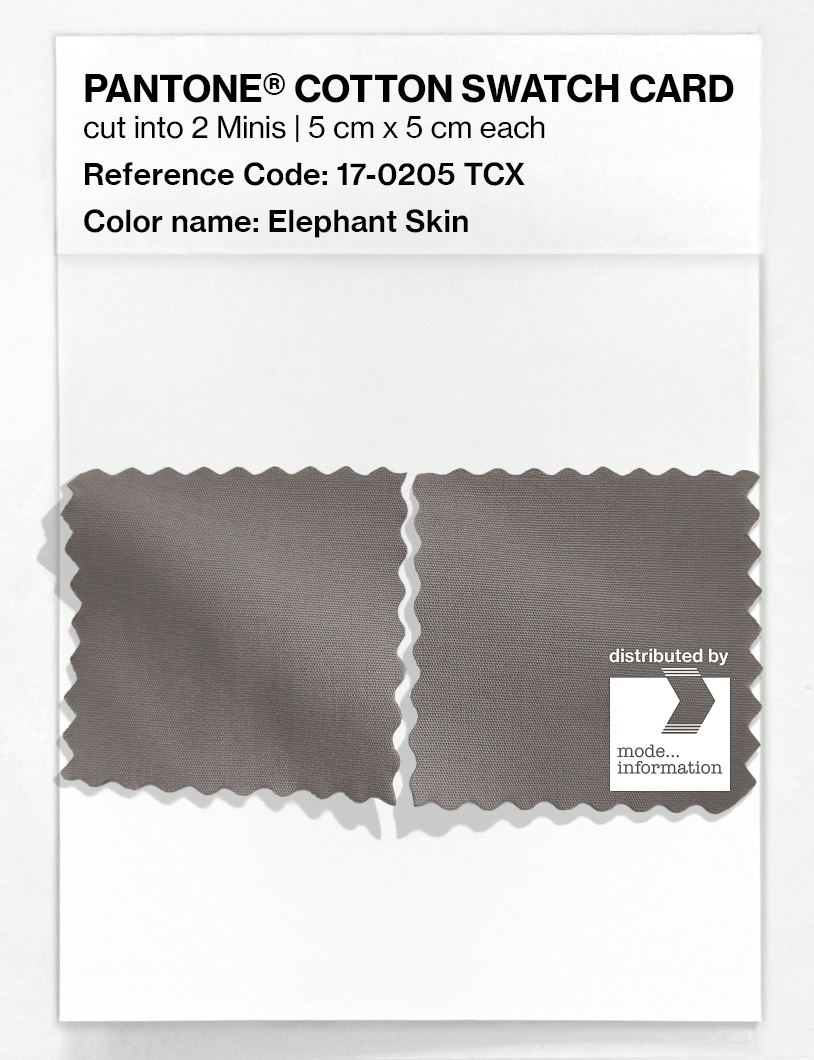 Artikelbild 4 des Artikels “PANTONE® COTTON SWATCH CARD 17-0205 TCX Elephant Skin “