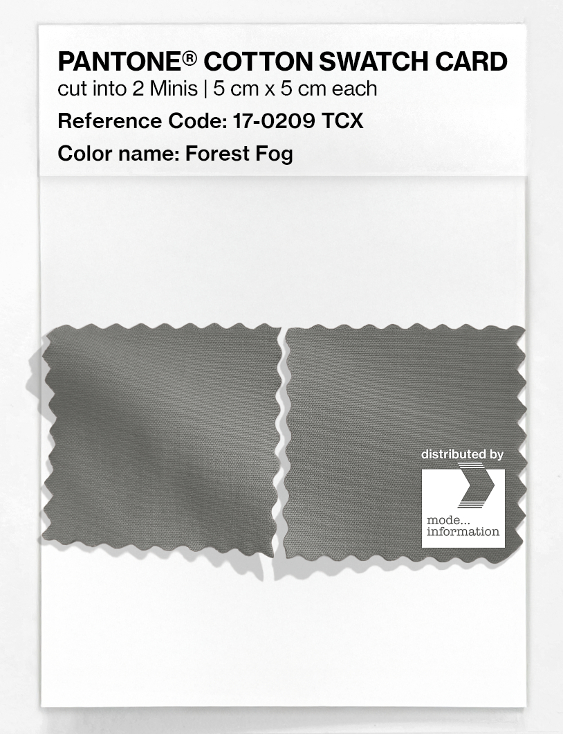 Artikelbild 4 des Artikels “PANTONE® COTTON SWATCH CARD 17-0209 TCX Forest Fog “