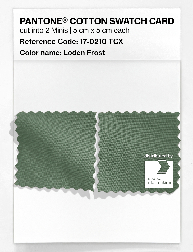 Artikelbild 4 des Artikels “PANTONE® COTTON SWATCH CARD 17-0210 TCX Loden Frost “