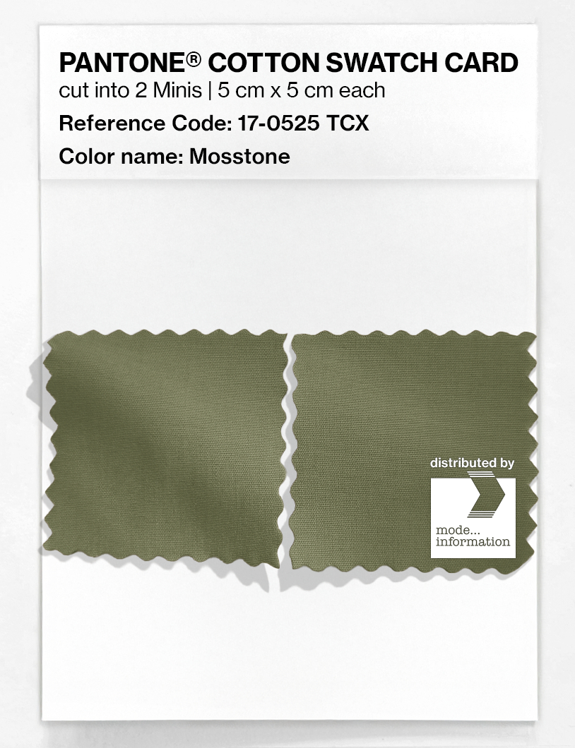 Artikelbild 4 des Artikels “PANTONE® COTTON SWATCH CARD 17-0525 TCX Mosstone “
