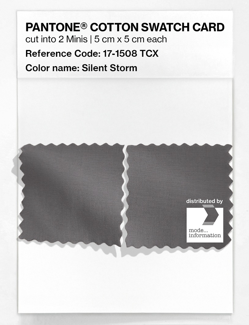 Artikelbild 4 des Artikels “PANTONE® COTTON SWATCH CARD 17-1508 TCX Silent Storm “