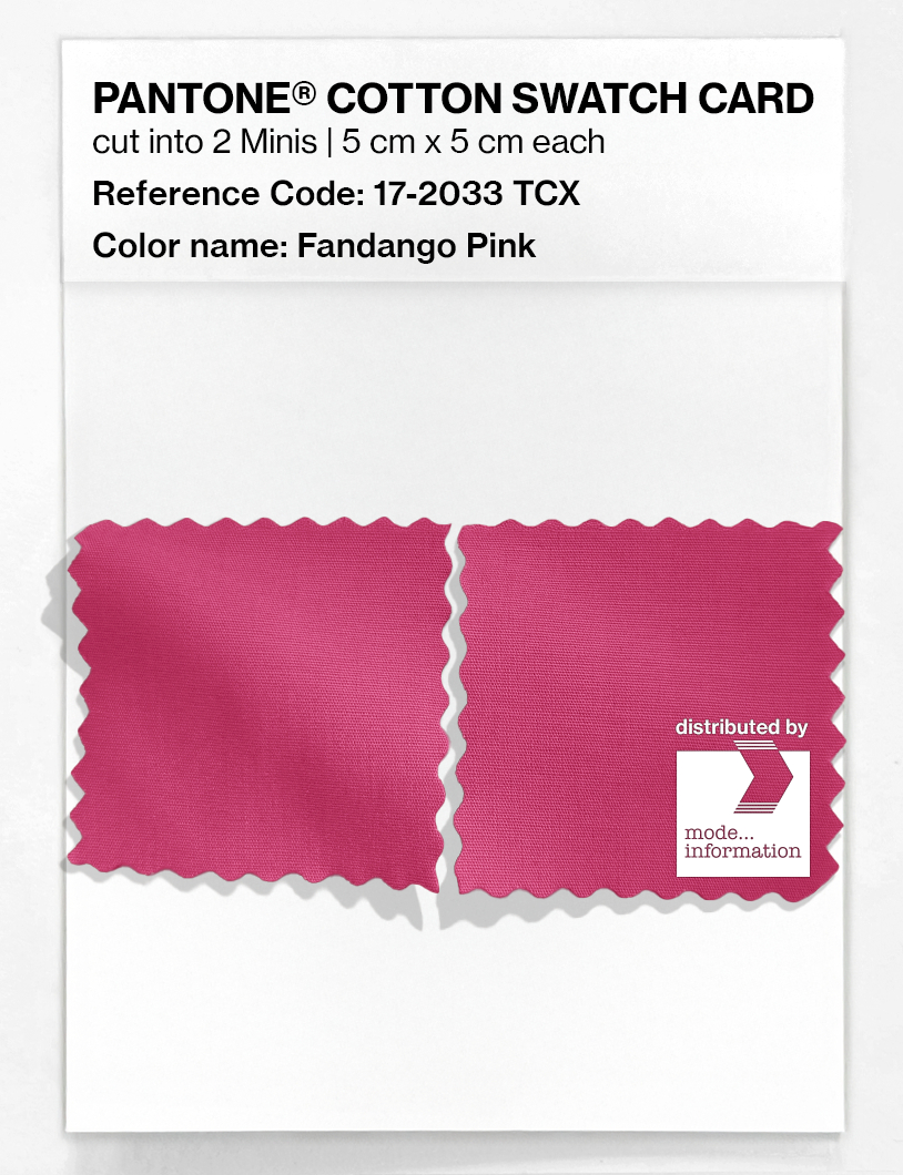 Artikelbild 4 des Artikels “PANTONE® COTTON SWATCH CARD 17-2033 TCX Fandango Pink “