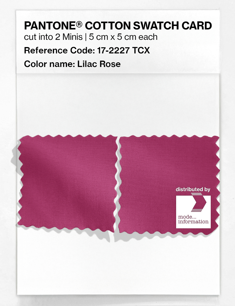 Artikelbild 4 des Artikels “PANTONE® COTTON SWATCH CARD 17-2227 TCX Lilac Rose “