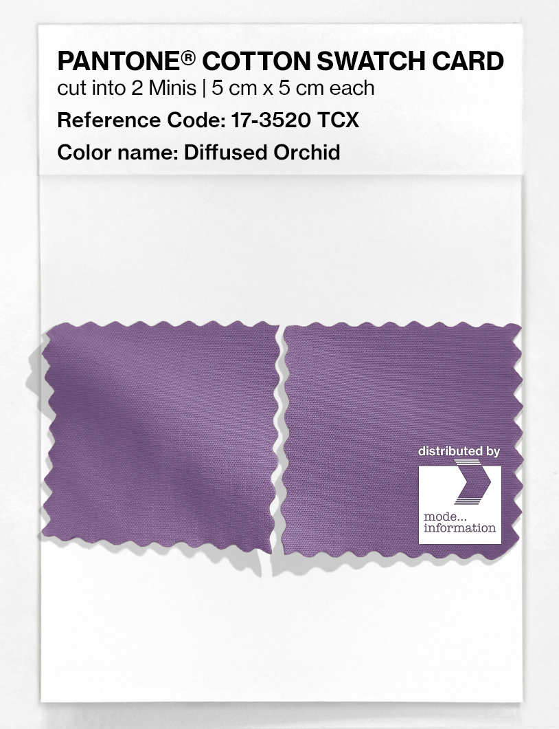 Artikelbild 4 des Artikels “PANTONE® COTTON SWATCH CARD 17-3520 TCX Diffused Orchid “