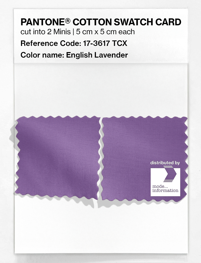 Artikelbild 4 des Artikels “PANTONE® COTTON SWATCH CARD 17-3617 TCX English Lavender “