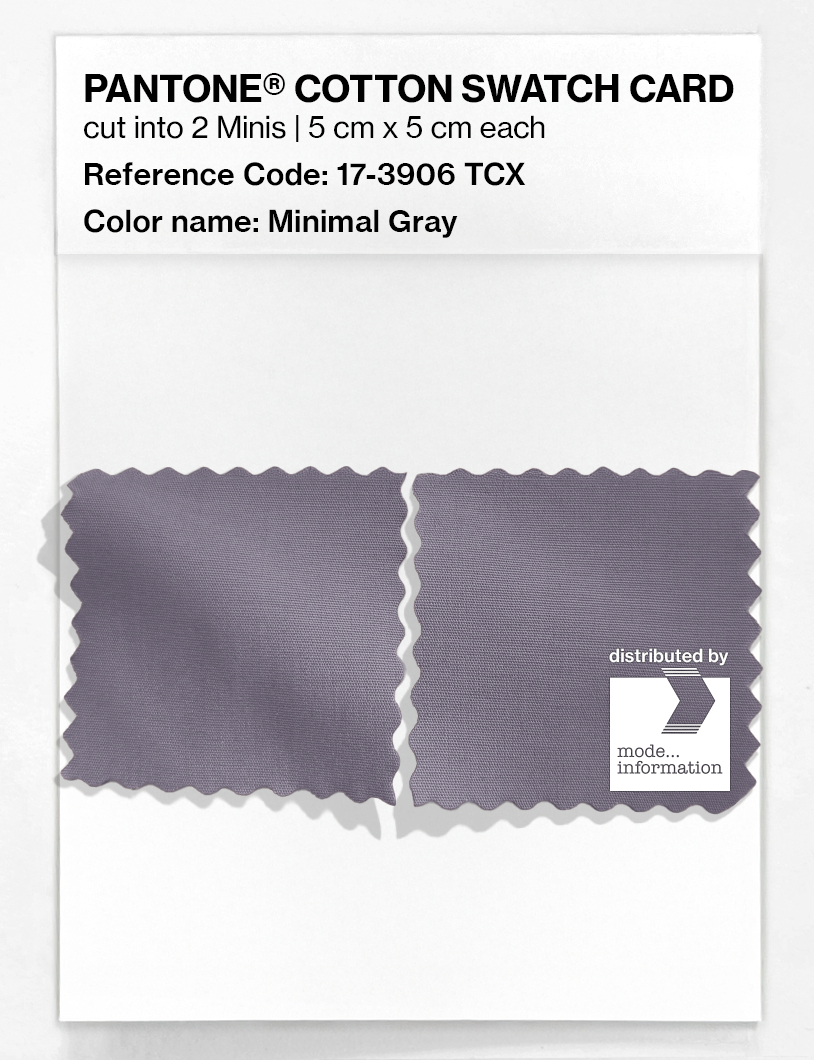 Artikelbild 4 des Artikels “PANTONE® COTTON SWATCH CARD 17-3906 TCX Minimal Gray “