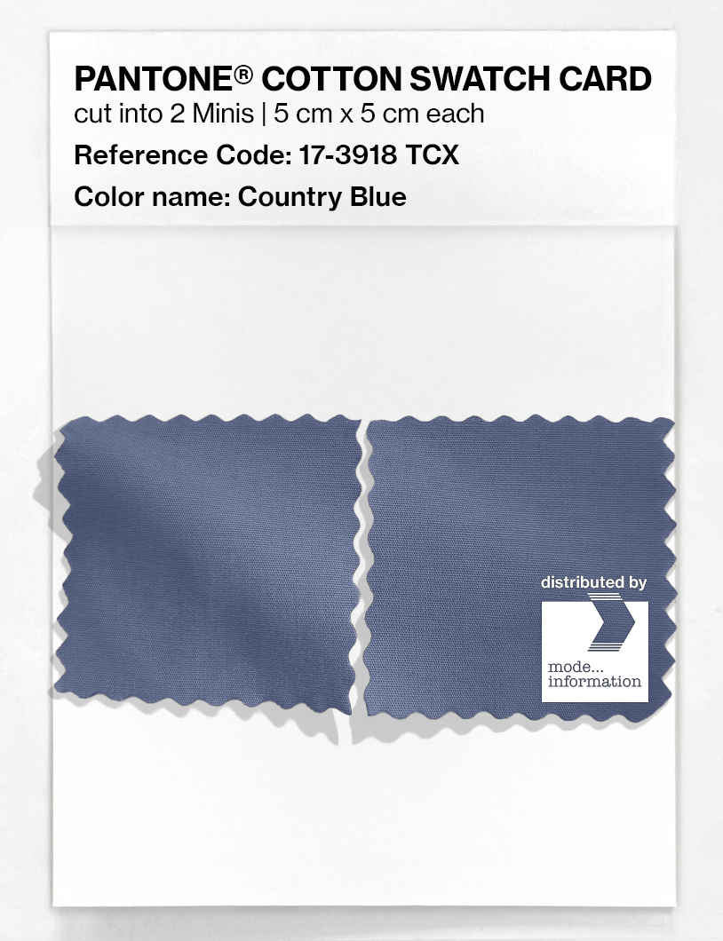 Artikelbild 4 des Artikels “PANTONE® COTTON SWATCH CARD 17-3918 TCX Country Blue “