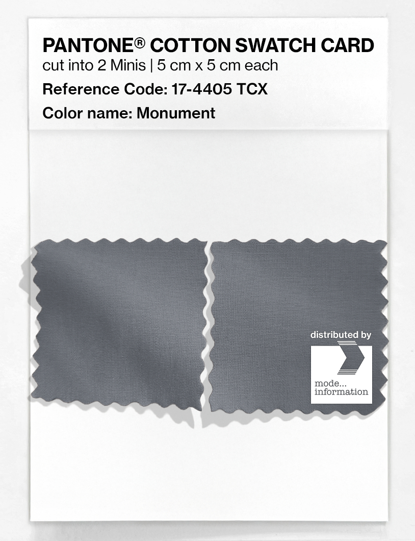 Artikelbild 4 des Artikels “PANTONE® COTTON SWATCH CARD 17-4405 TCX Monument “