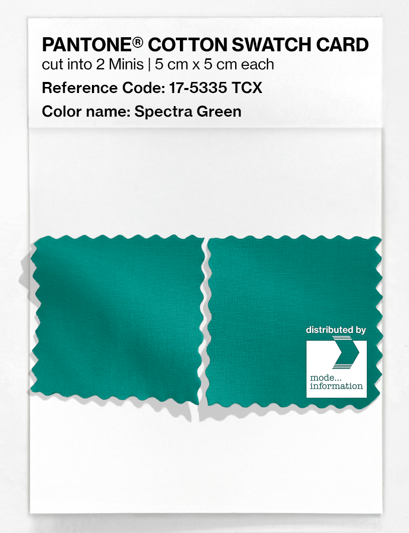 Artikelbild 4 des Artikels “PANTONE® COTTON SWATCH CARD 17-5335 TCX Spectra Green “
