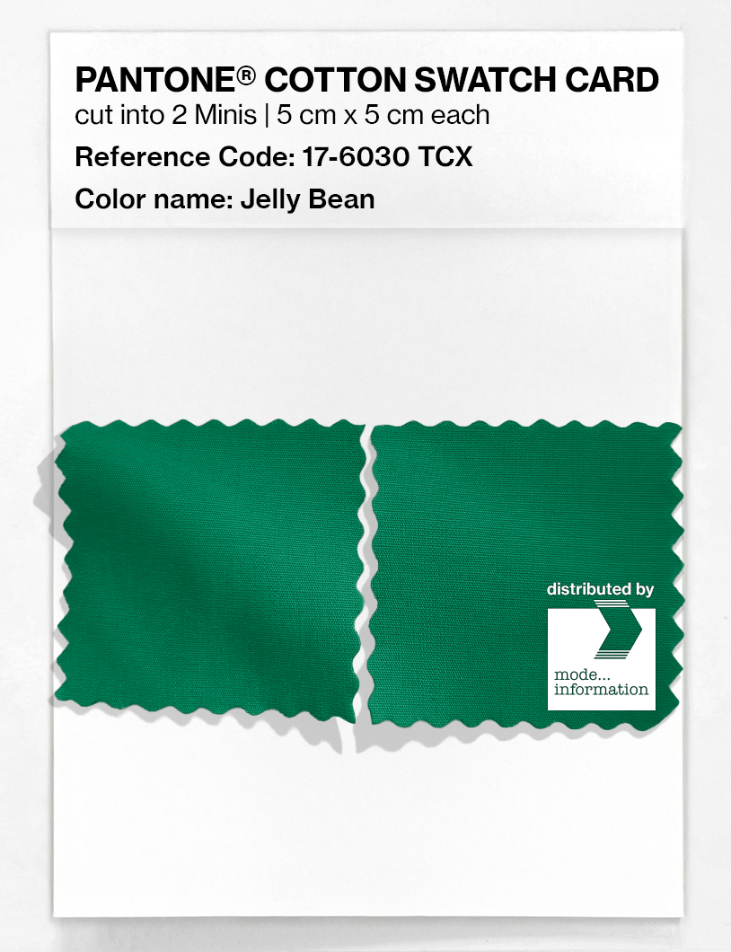 Product image 4 of the product “PANTONE® COTTON SWATCH CARD 17-6030 TCX Jelly Bean ”