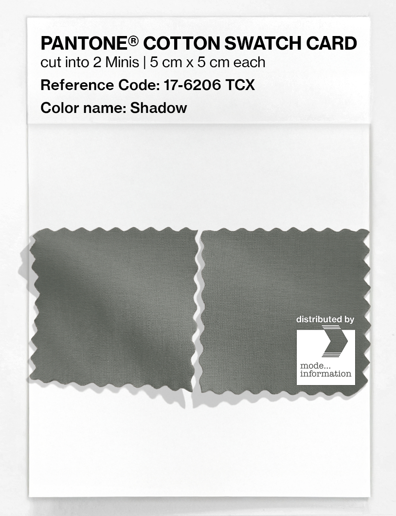 Artikelbild 4 des Artikels “PANTONE® COTTON SWATCH CARD 17-6206 TCX Shadow “