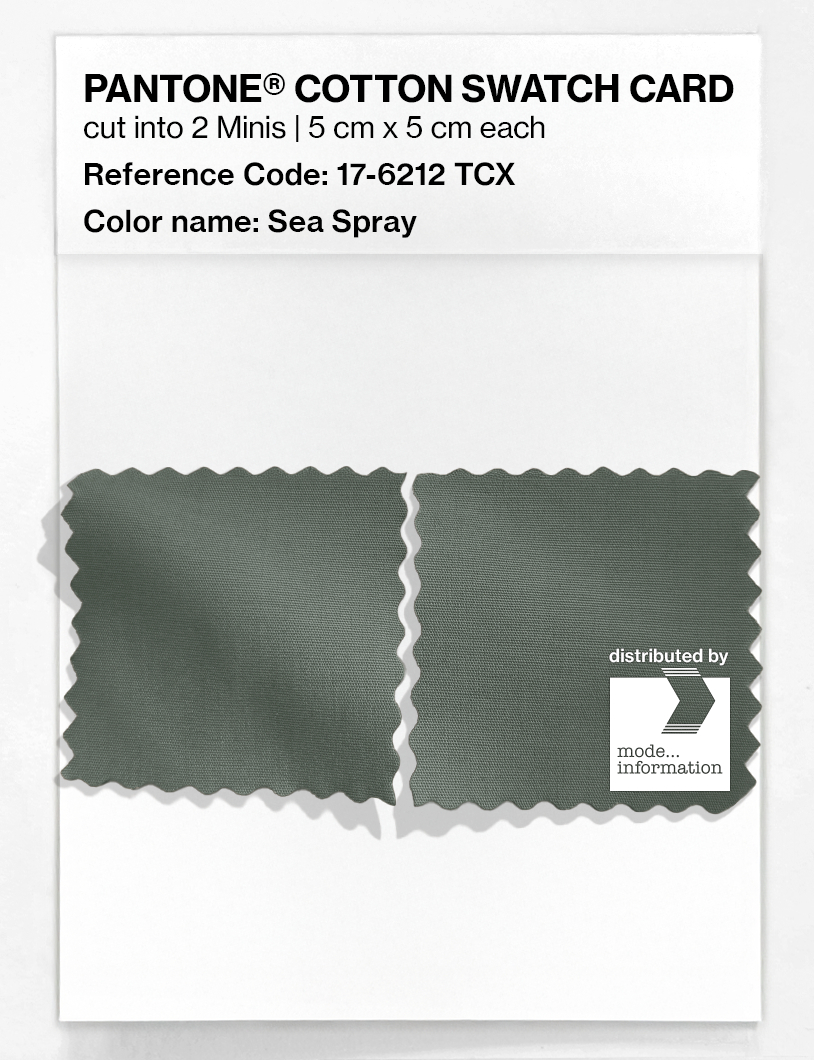 Artikelbild 4 des Artikels “PANTONE® COTTON SWATCH CARD 17-6212 TCX Sea Spray “