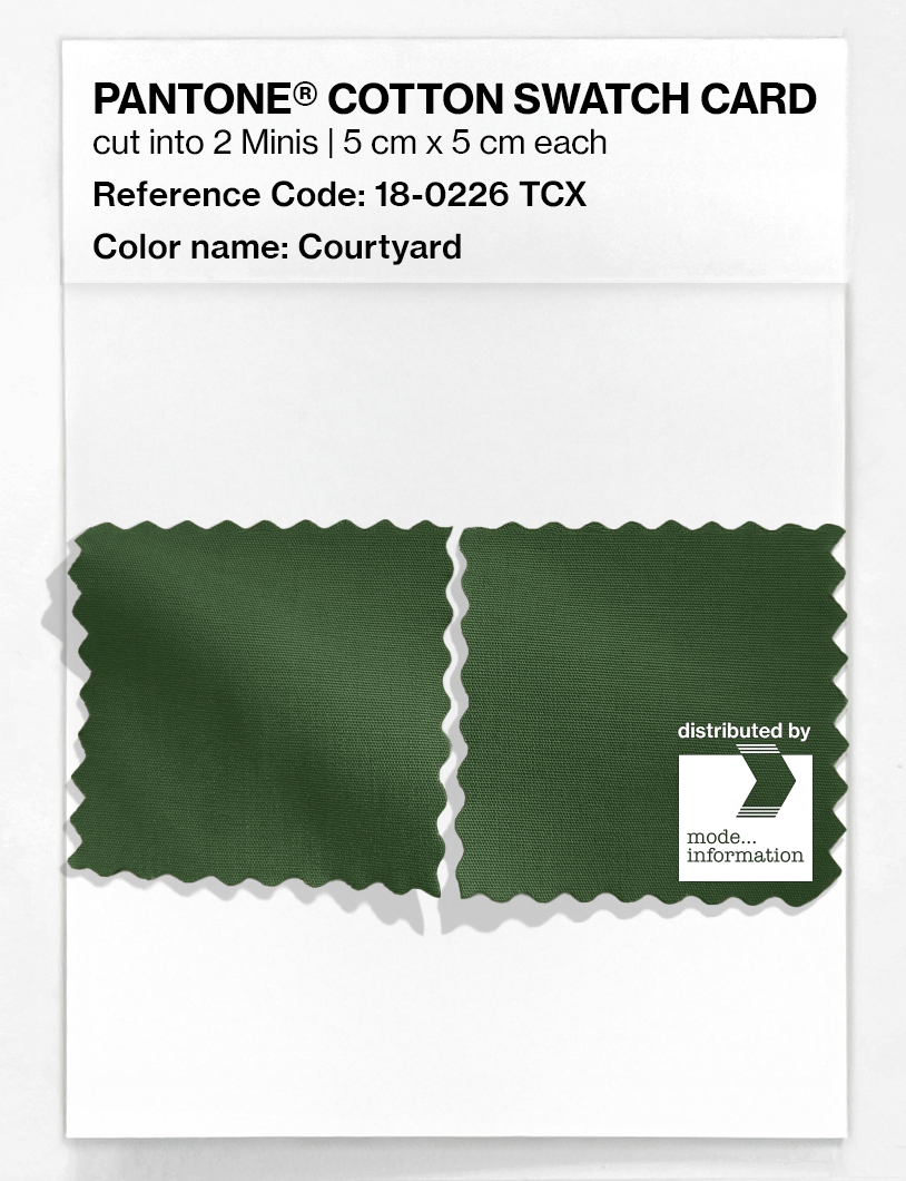 Artikelbild 4 des Artikels “PANTONE® COTTON SWATCH CARD 18-0226 TCX Courtyard “