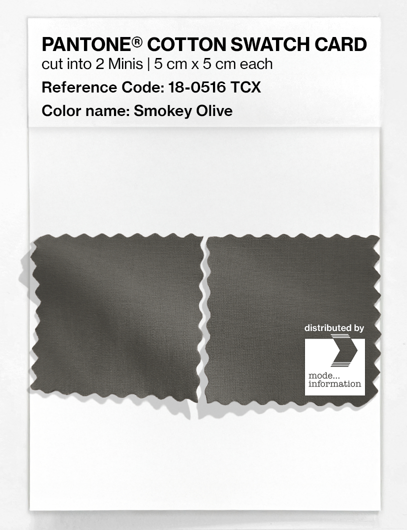 Artikelbild 4 des Artikels “PANTONE® COTTON SWATCH CARD 18-0516 TCX Smokey Olive “