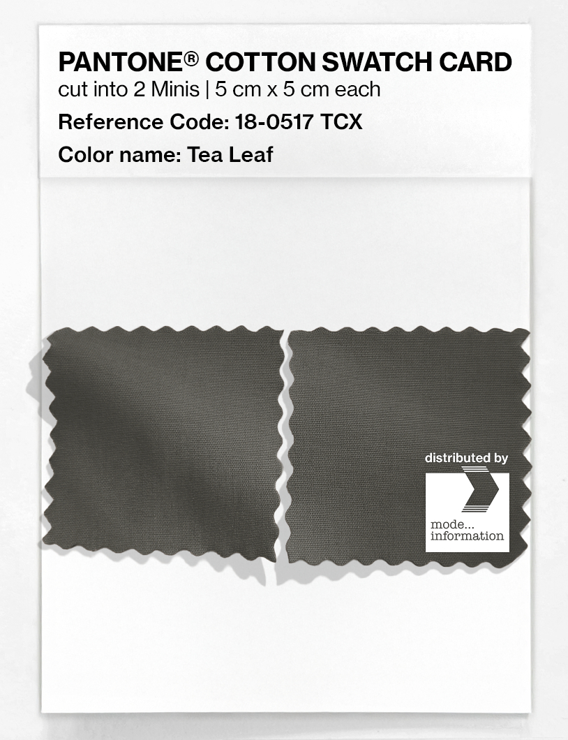 Artikelbild 4 des Artikels “PANTONE® COTTON SWATCH CARD 18-0517 TCX Tea Leaf “
