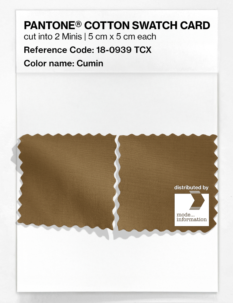 Artikelbild 4 des Artikels “PANTONE® COTTON SWATCH CARD 18-0939 TCX Cumin “