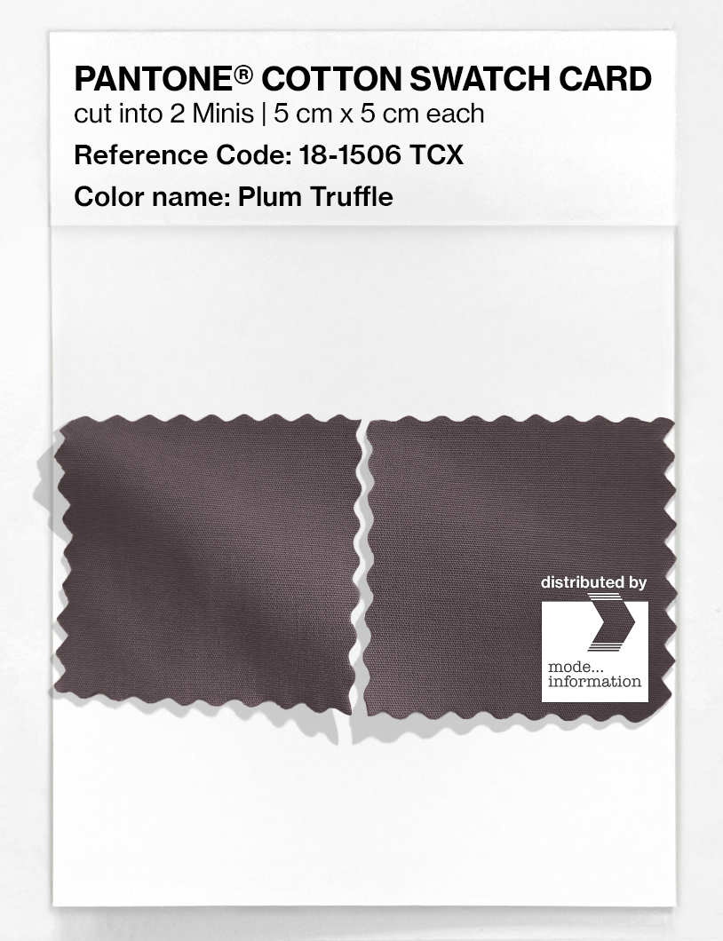 Artikelbild 4 des Artikels “PANTONE® COTTON SWATCH CARD 18-1506 TCX Plum Truffle “