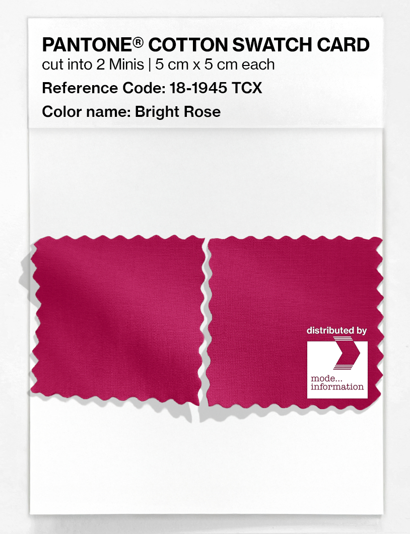 Artikelbild 4 des Artikels “PANTONE® COTTON SWATCH CARD 18-1945 TCX Bright Rose “