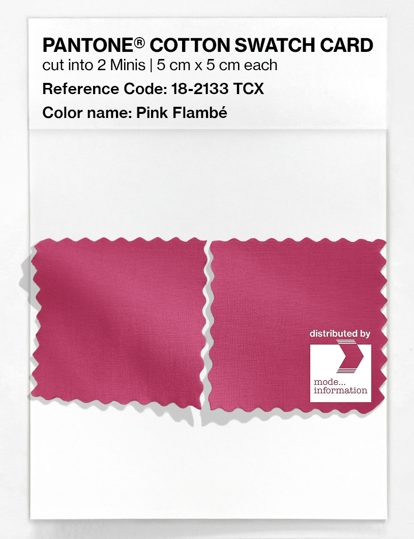 Artikelbild 4 des Artikels “PANTONE® COTTON SWATCH CARD 18-2133 TCX Pink Flambé “