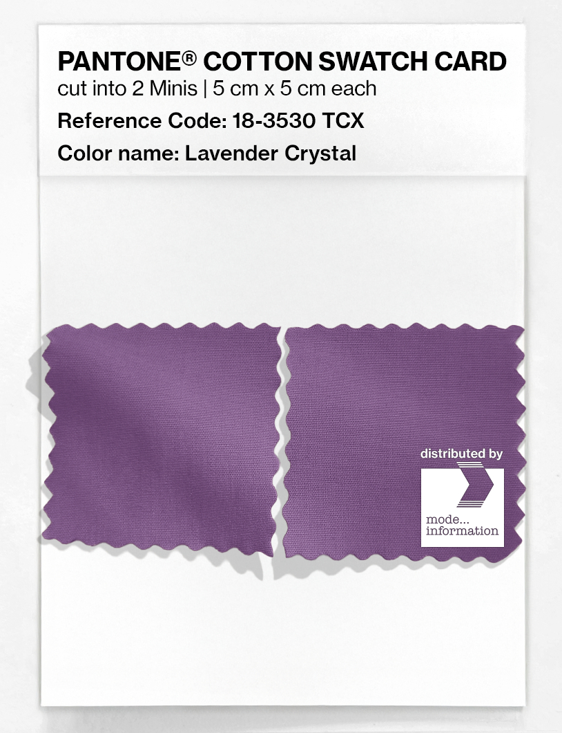 Artikelbild 4 des Artikels “PANTONE® COTTON SWATCH CARD 18-3530 TCX Lavender Crystal “