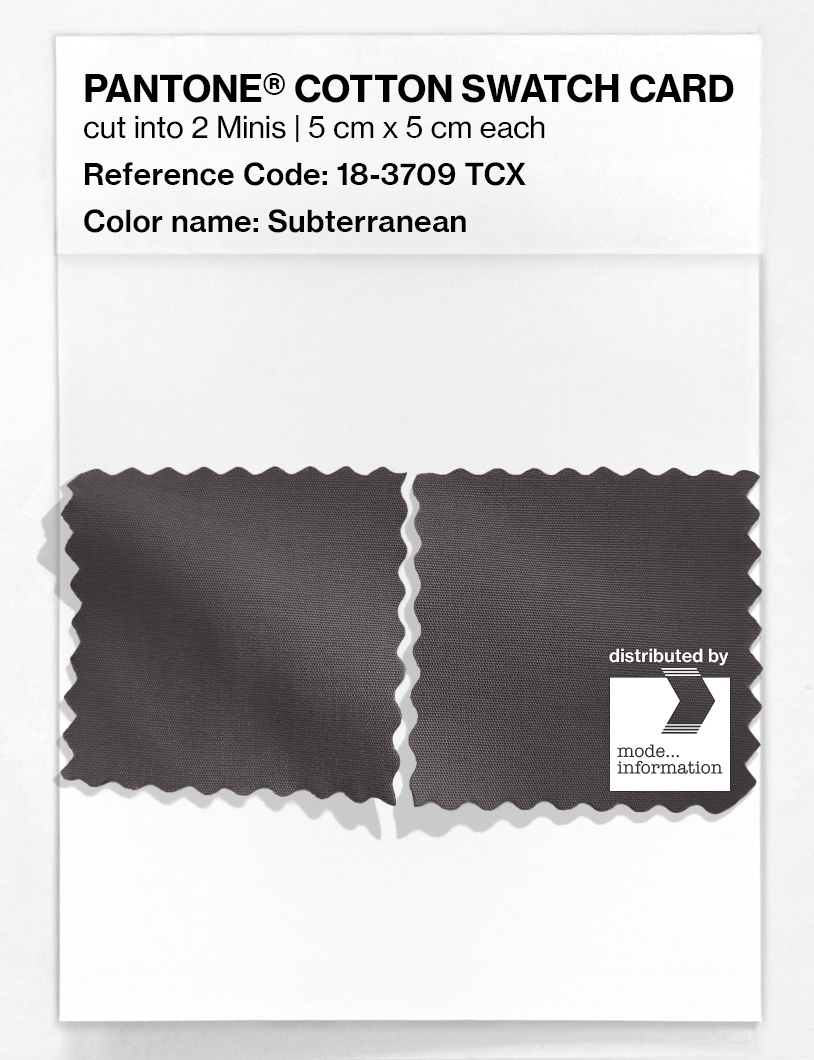Artikelbild 4 des Artikels “PANTONE® COTTON SWATCH CARD 18-3709 TCX Subterranean “