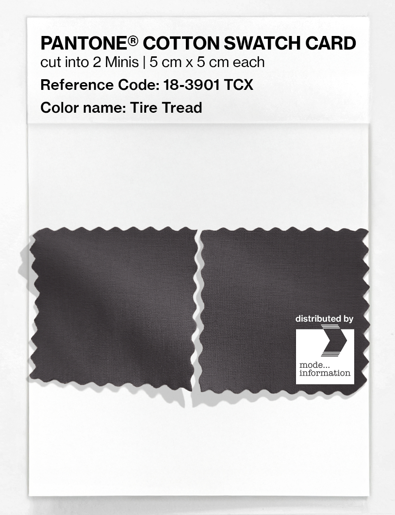 Artikelbild 4 des Artikels “PANTONE® COTTON SWATCH CARD 18-3901 TCX Tire Tread “