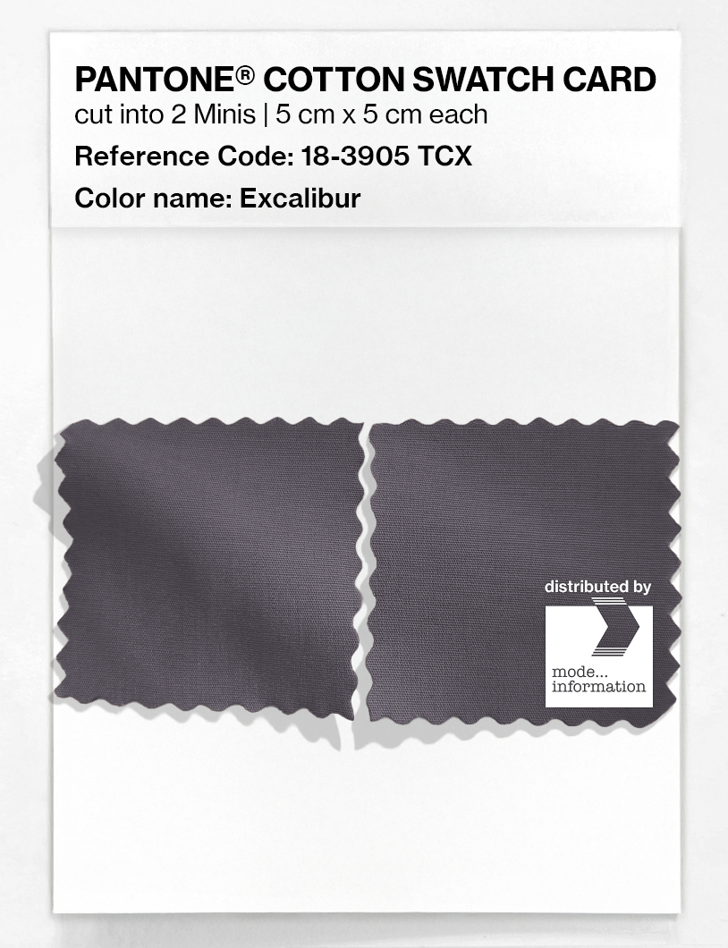 Artikelbild 4 des Artikels “PANTONE® COTTON SWATCH CARD 18-3905 TCX Excalibur “