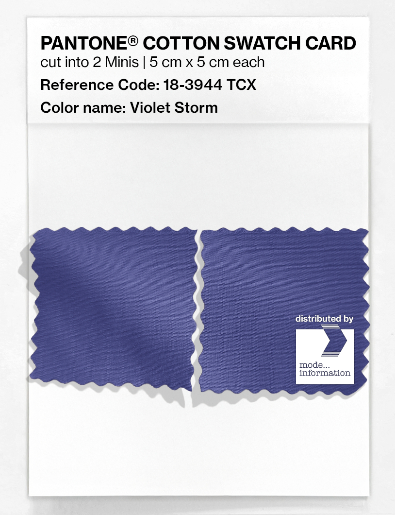 Artikelbild 4 des Artikels “PANTONE® COTTON SWATCH CARD 18-3944 TCX Violet Storm “