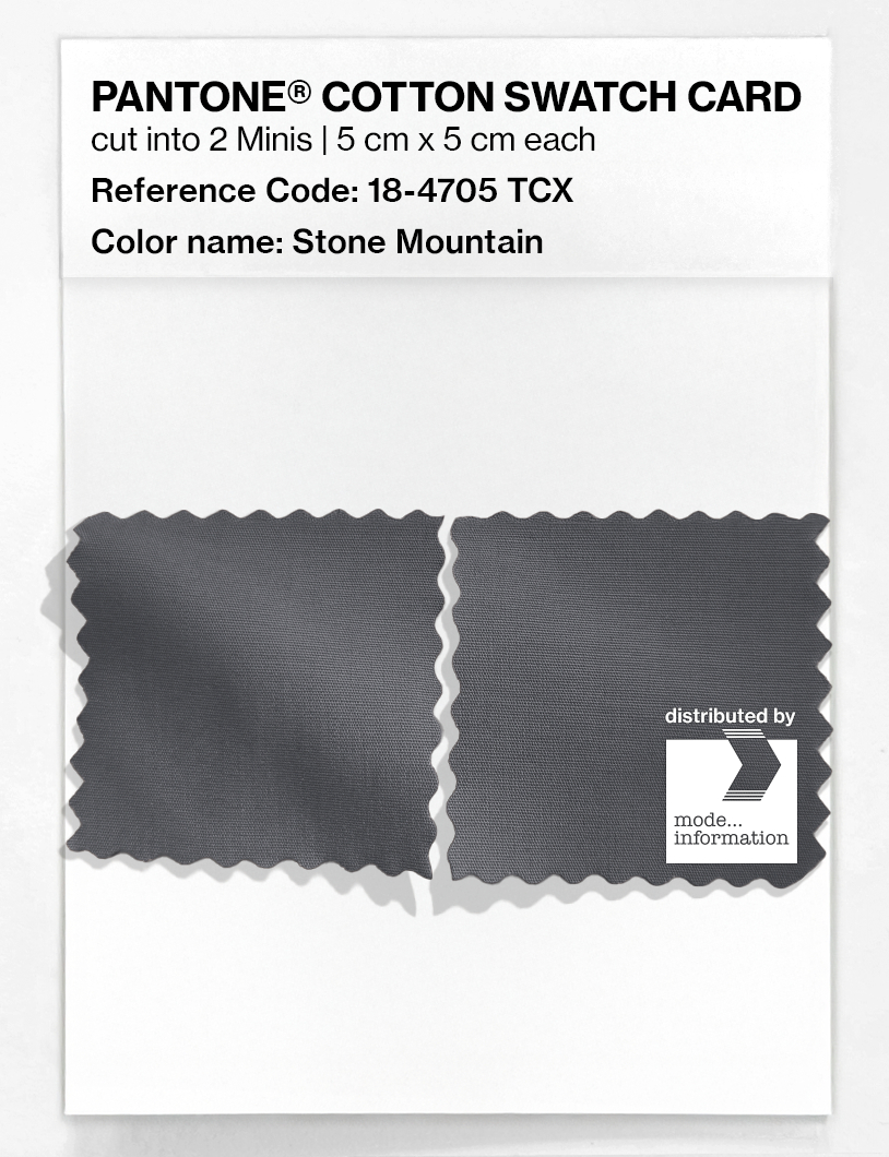Artikelbild 4 des Artikels “PANTONE® COTTON SWATCH CARD 18-4705 TCX Stone Mountain “