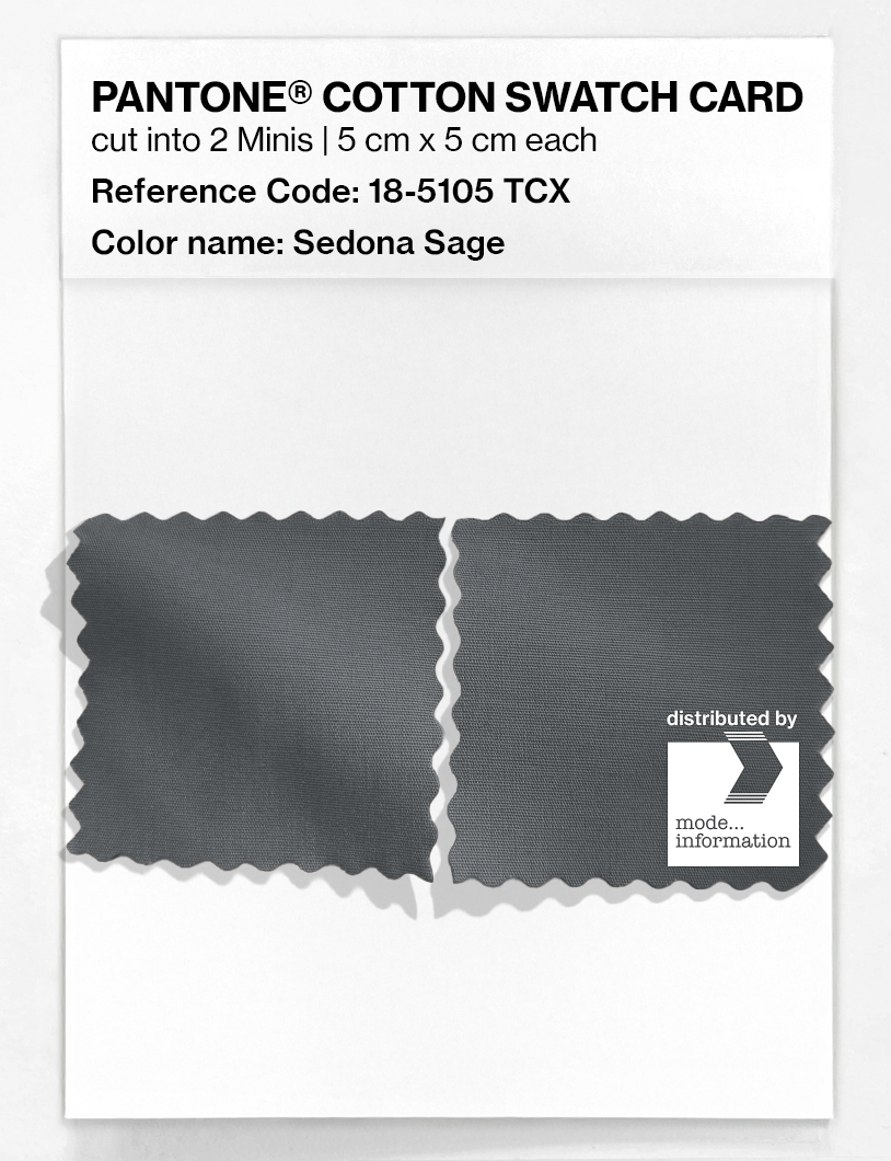 Artikelbild 4 des Artikels “PANTONE® COTTON SWATCH CARD 18-5105 TCX Sedona Sage “