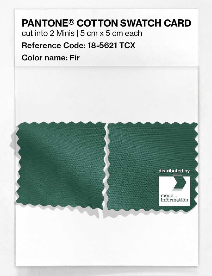 Artikelbild 4 des Artikels “PANTONE® COTTON SWATCH CARD 18-5621 TCX Fir “