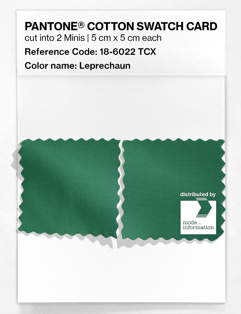 Artikelbild 4 des Artikels “PANTONE® COTTON SWATCH CARD 18-6022 TCX Leprechaun “