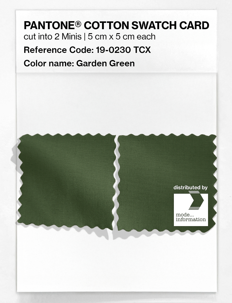 Artikelbild 4 des Artikels “PANTONE® COTTON SWATCH CARD 19-0230 TCX Garden Green “