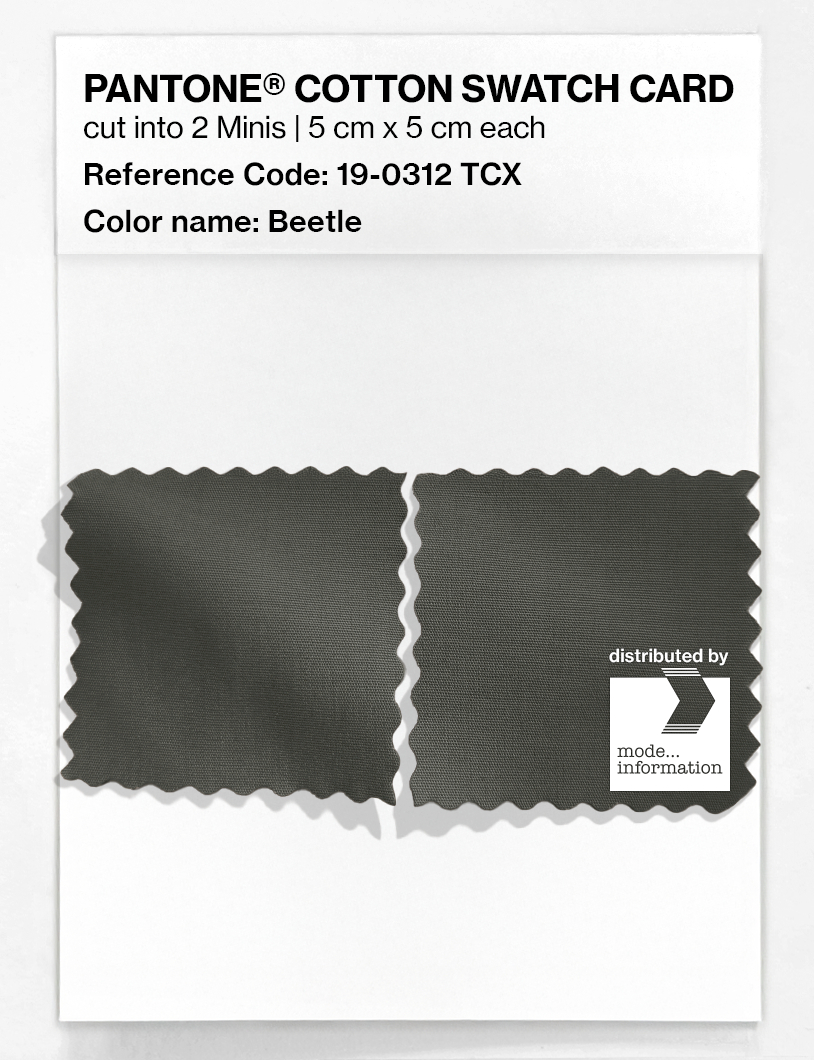 Artikelbild 4 des Artikels “PANTONE® COTTON SWATCH CARD 19-0312 TCX Beetle “