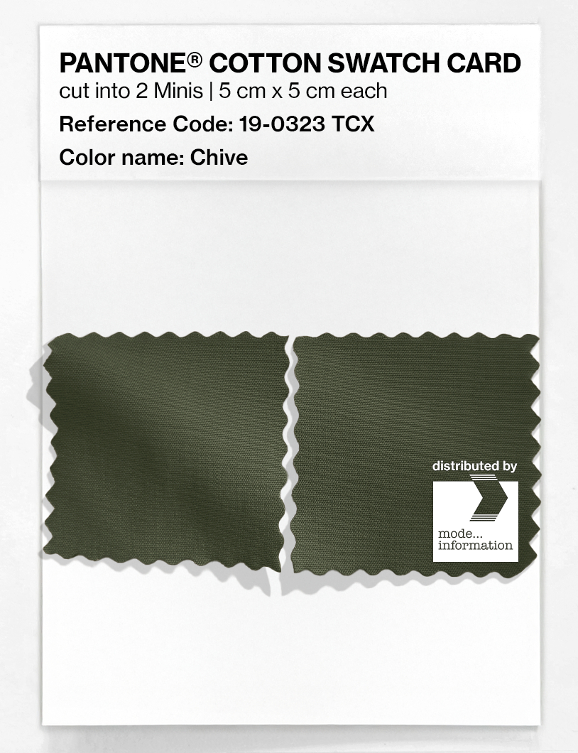 Artikelbild 4 des Artikels “PANTONE® COTTON SWATCH CARD 19-0323 TCX Chive “