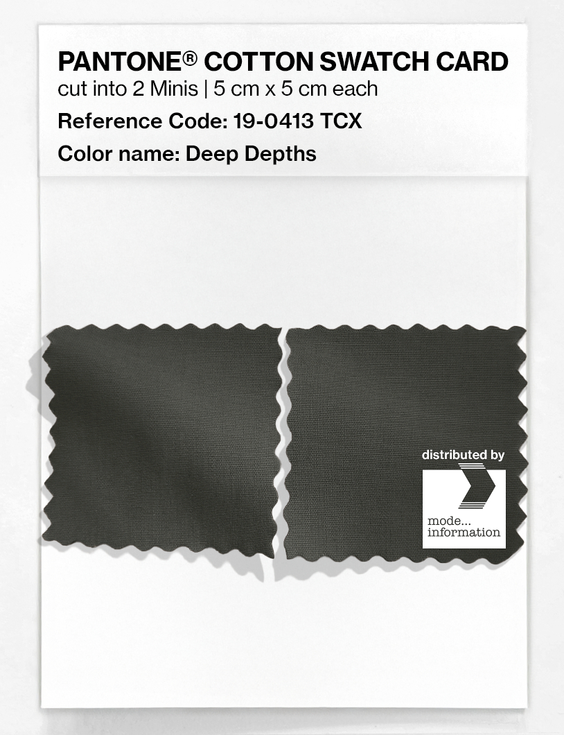 Artikelbild 4 des Artikels “PANTONE® COTTON SWATCH CARD 19-0413 TCX Deep Depths “