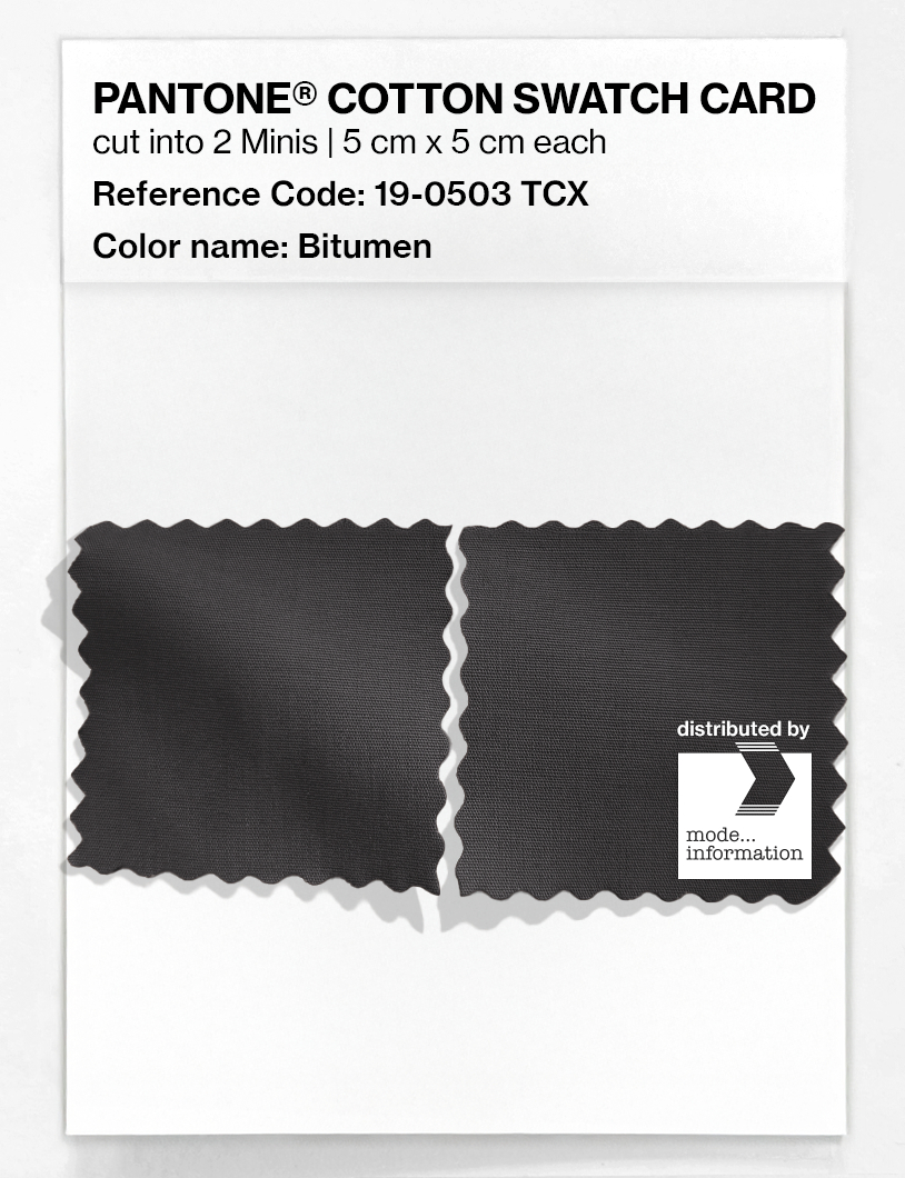 Artikelbild 4 des Artikels “PANTONE® COTTON SWATCH CARD 19-0503 TCX Bitumen “