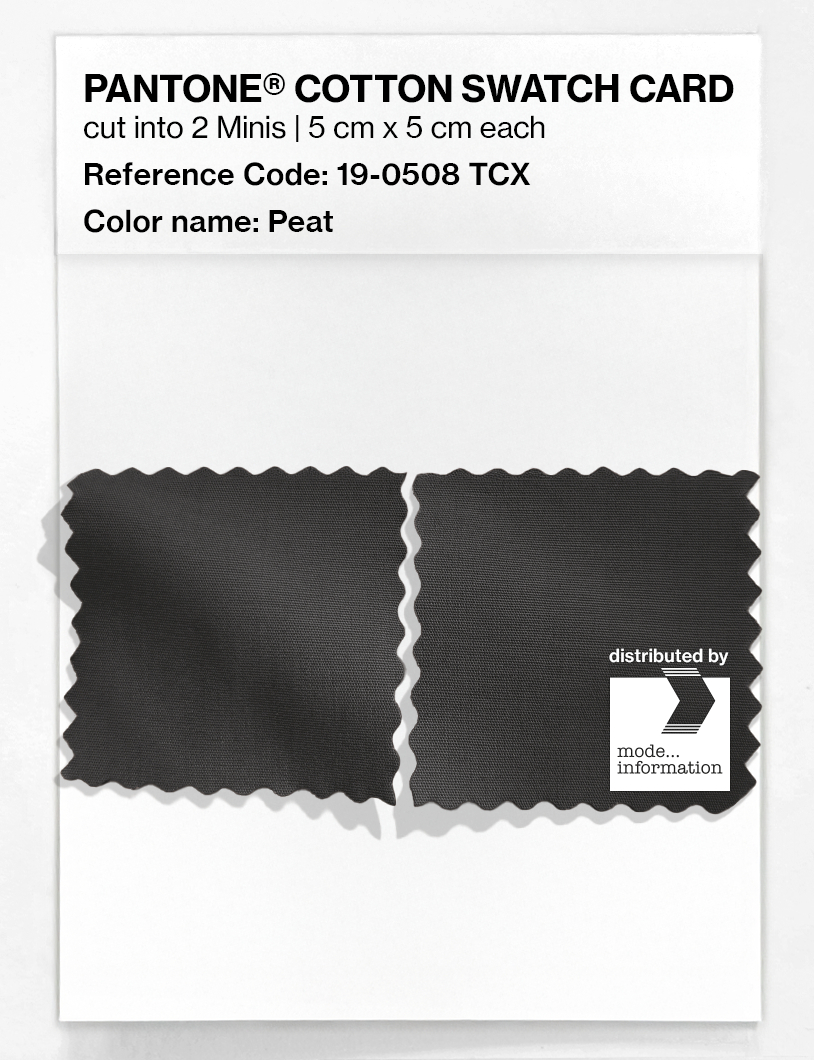 Artikelbild 4 des Artikels “PANTONE® COTTON SWATCH CARD 19-0508 TCX Peat “