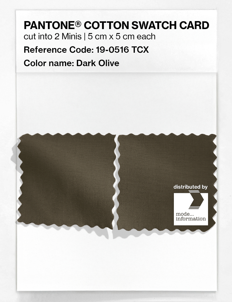 Artikelbild 4 des Artikels “PANTONE® COTTON SWATCH CARD 19-0516 TCX Dark Olive “