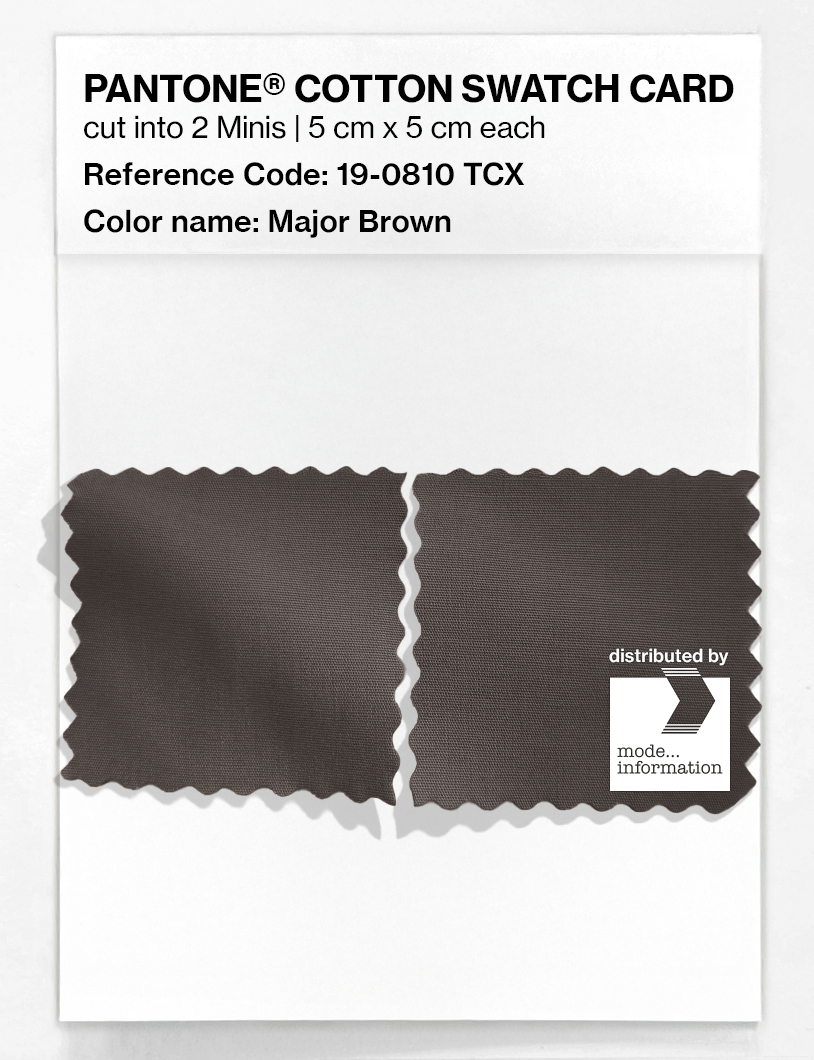 Artikelbild 4 des Artikels “PANTONE® COTTON SWATCH CARD 19-0810 TCX Major Brown “