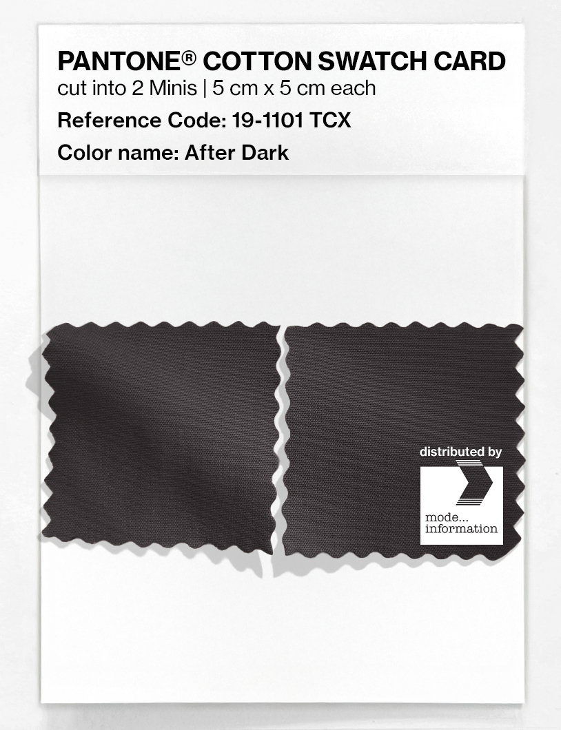 Artikelbild 4 des Artikels “PANTONE® COTTON SWATCH CARD 19-1101 TCX After Dark “