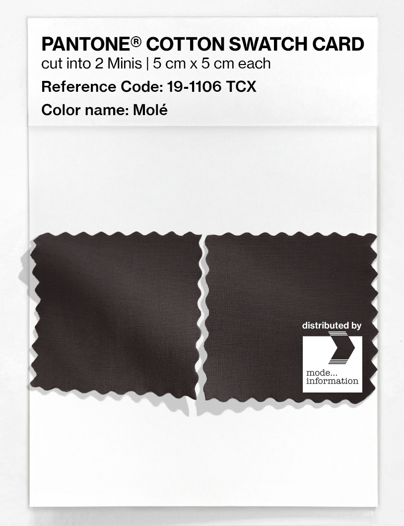 Artikelbild 4 des Artikels “PANTONE® COTTON SWATCH CARD 19-1106 TCX Molé “