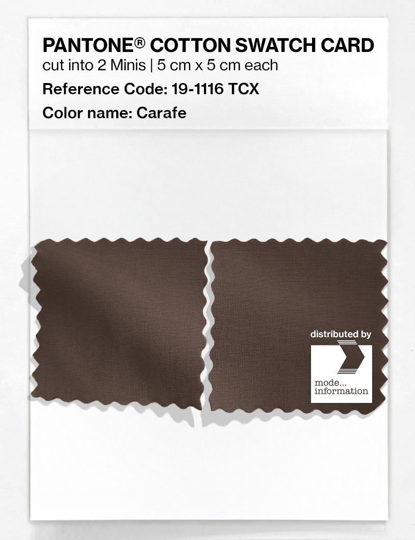 Artikelbild 4 des Artikels “PANTONE® COTTON SWATCH CARD 19-1116 TCX Carafe “