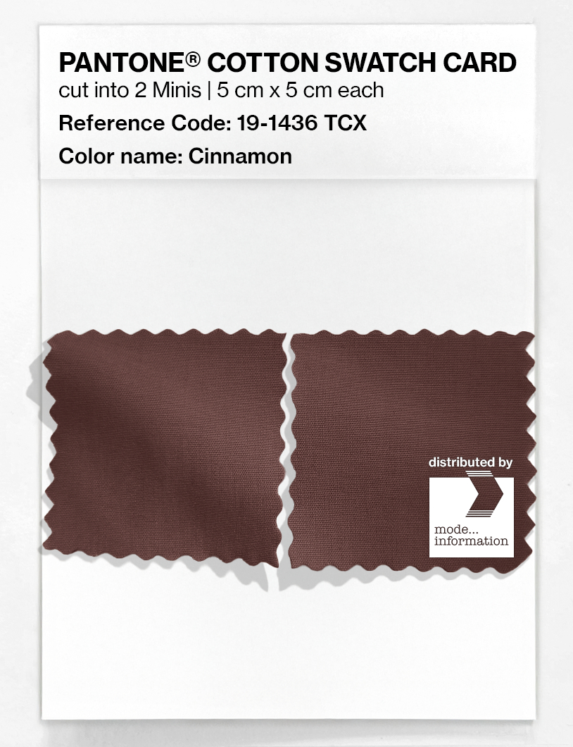 Artikelbild 4 des Artikels “PANTONE® COTTON SWATCH CARD 19-1436 TCX Cinnamon “