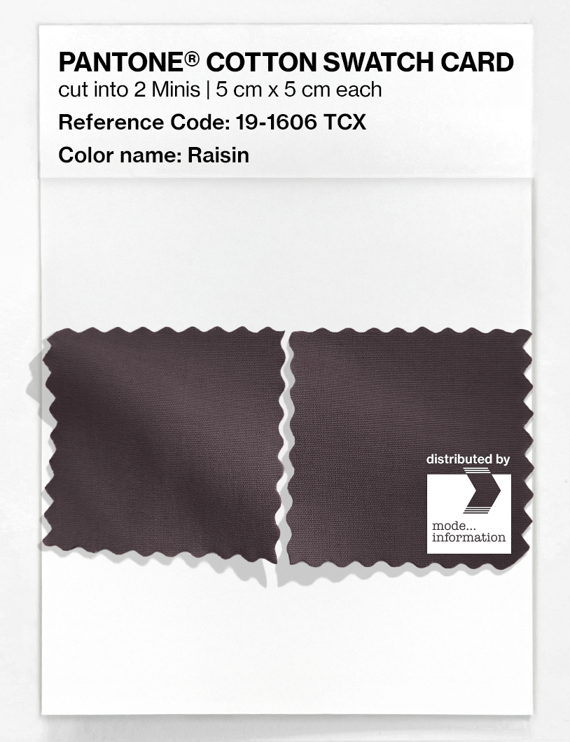 Artikelbild 4 des Artikels “PANTONE® COTTON SWATCH CARD 19-1606 TCX Raisin “
