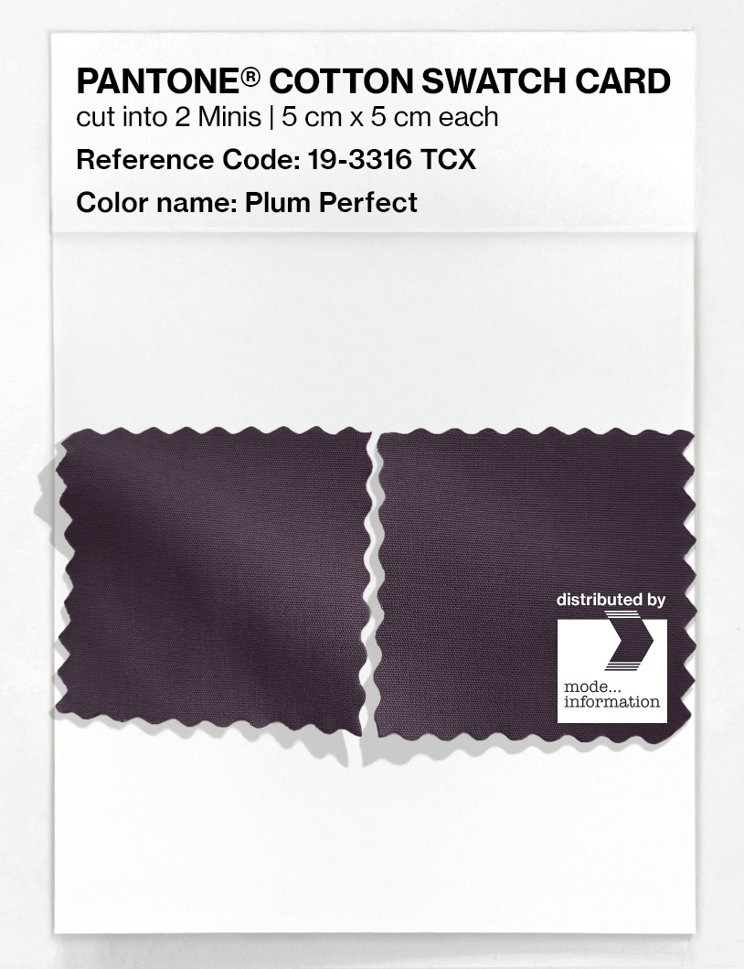 Artikelbild 4 des Artikels “PANTONE® COTTON SWATCH CARD 19-3316 TCX Plum Perfect “