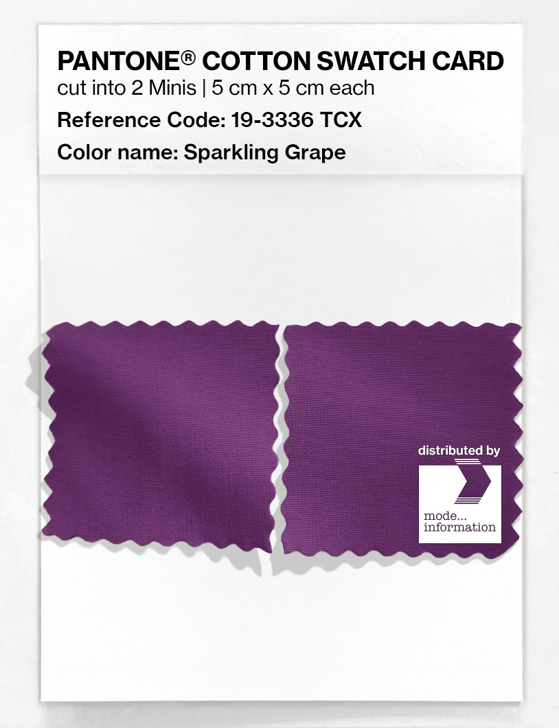 Artikelbild 4 des Artikels “PANTONE® COTTON SWATCH CARD 19-3336 TCX Sparkling Grape “